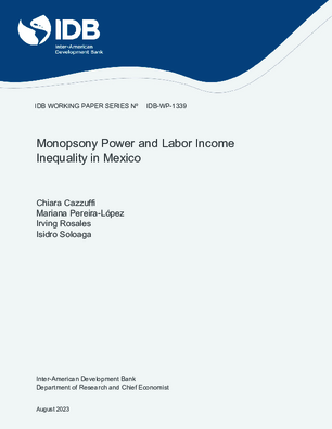 Monopsony Power and Labor Income Inequality in Mexico